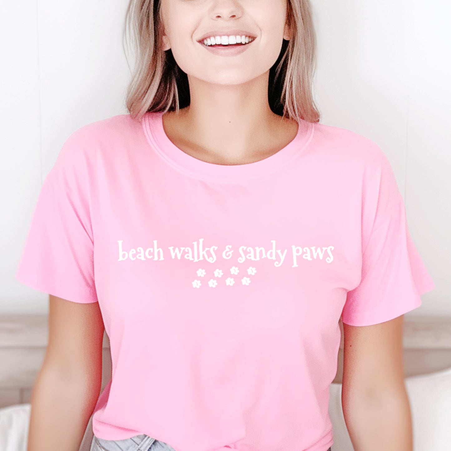 NEW! Beach Walks and Sandy Paws T-Shirt