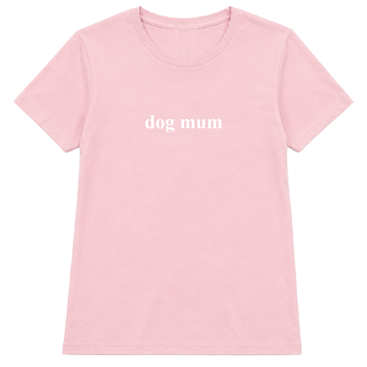 Dog Mum Womens fit T-Shirt - Pink Size L UK 12-14