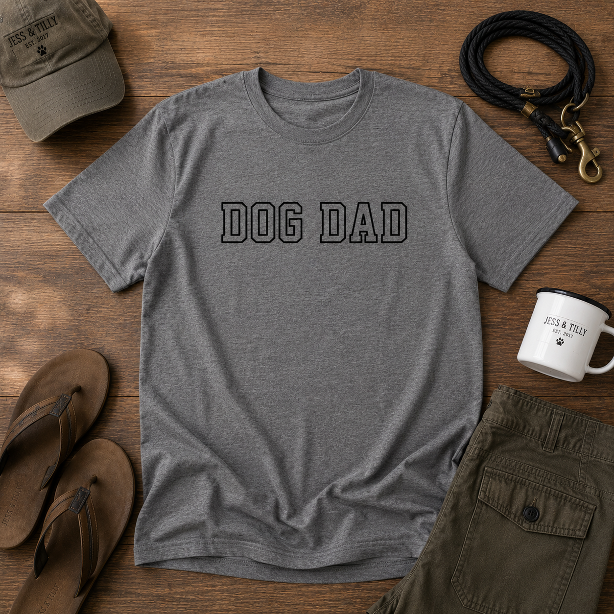Dog Dad T-Shirt - Organic Cotton Men's T Shirt