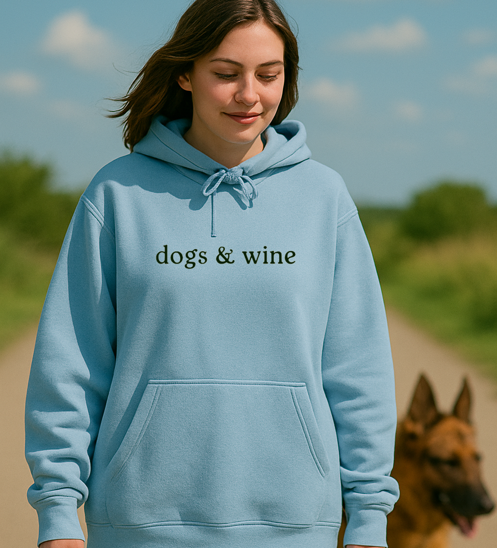 New! Dogs and Wine Hoodie
