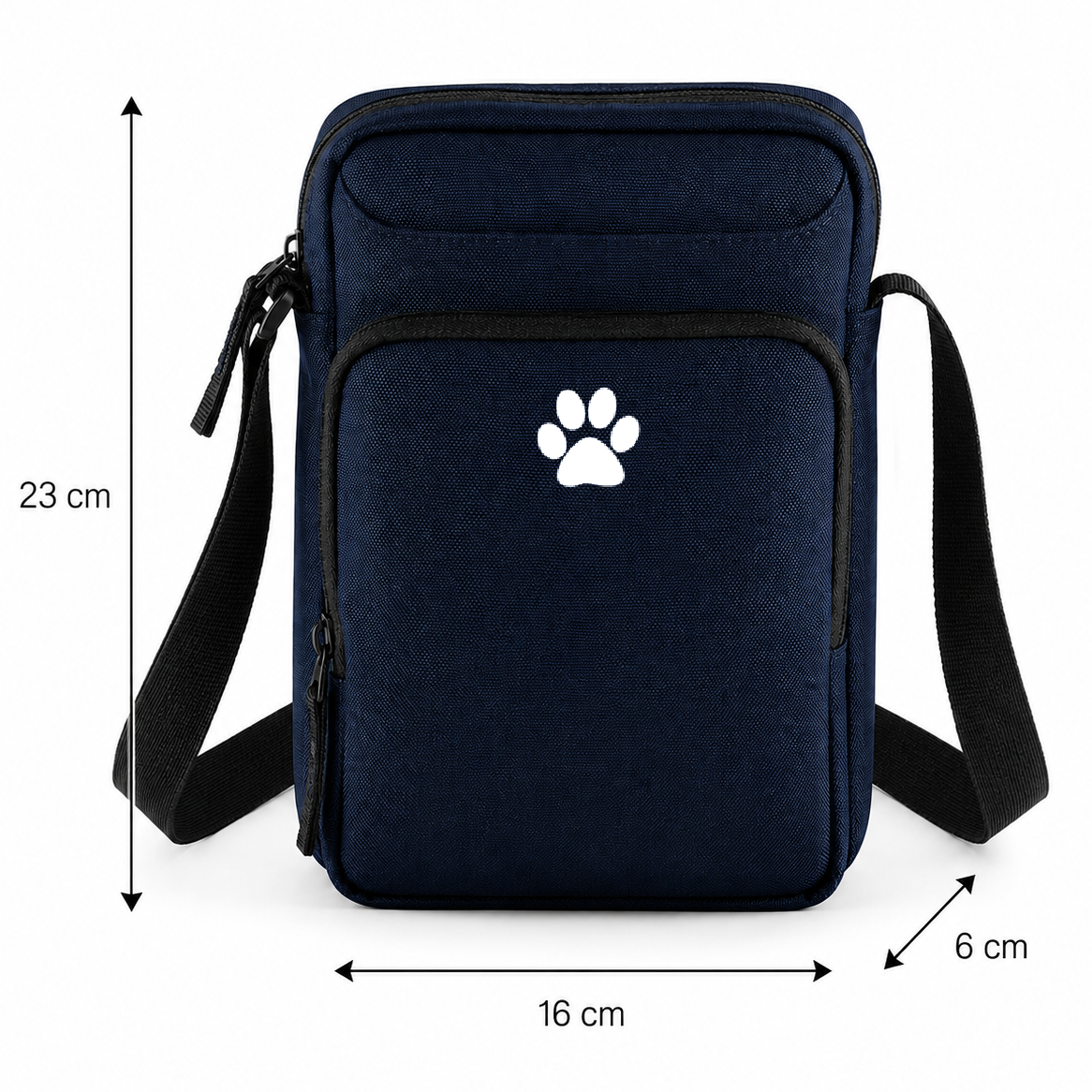 Paw Print Crossbody Dog Walking Bag