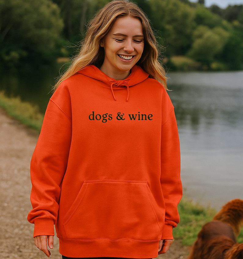 New! Dogs and Wine Hoodie