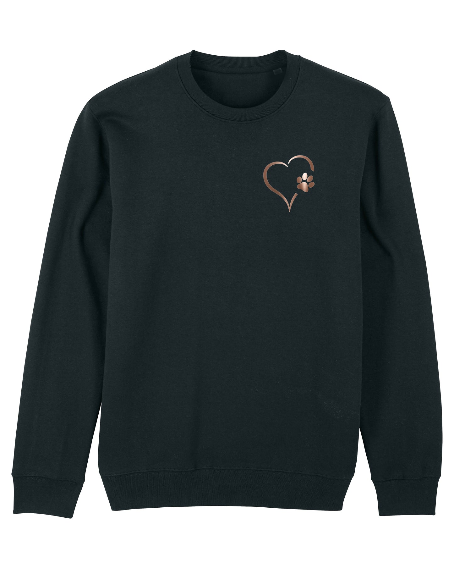 Rose Gold Heart and Paw Sweatshirt