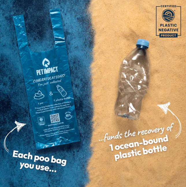 Pet Impact Recycled Poo Bags 16 rolls -240 bags