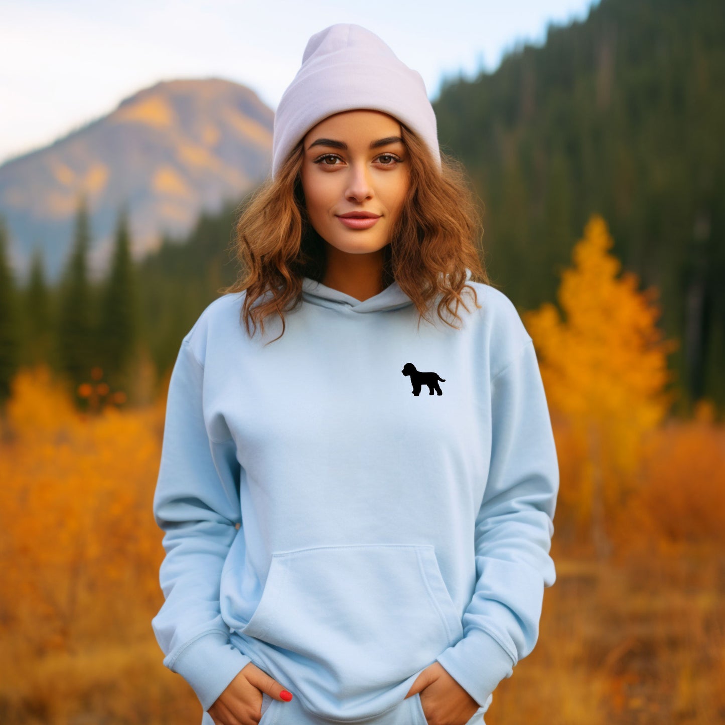 Dog Logo Hoodie - Personalise with ANY Dog Breed