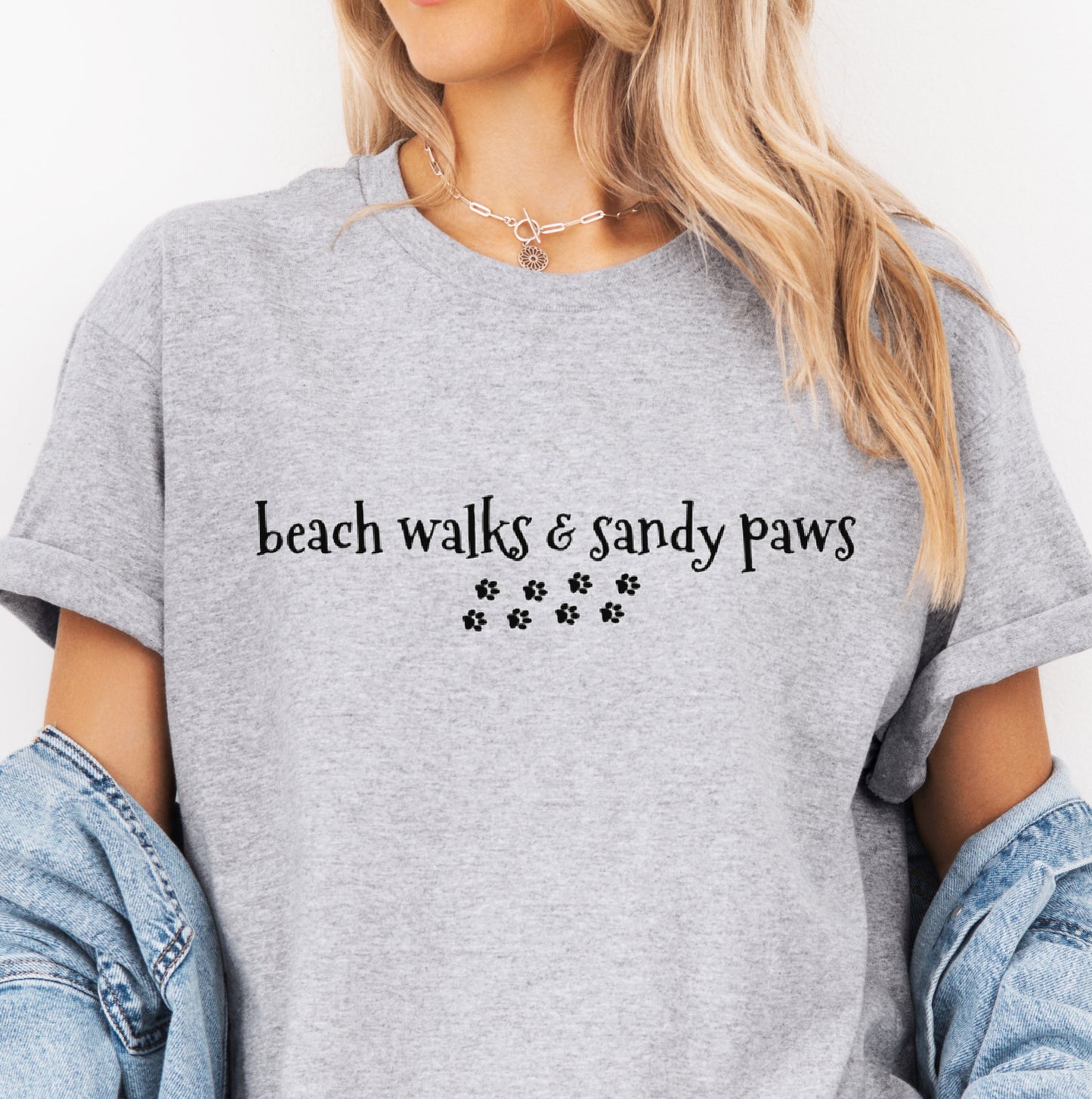 NEW! Beach Walks and Sandy Paws T-Shirt