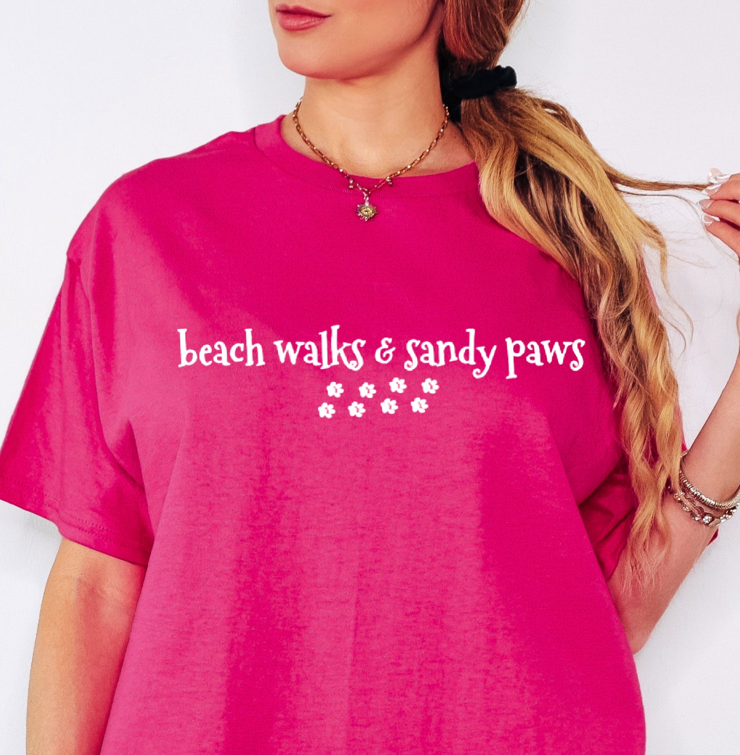 NEW! Beach Walks and Sandy Paws T-Shirt