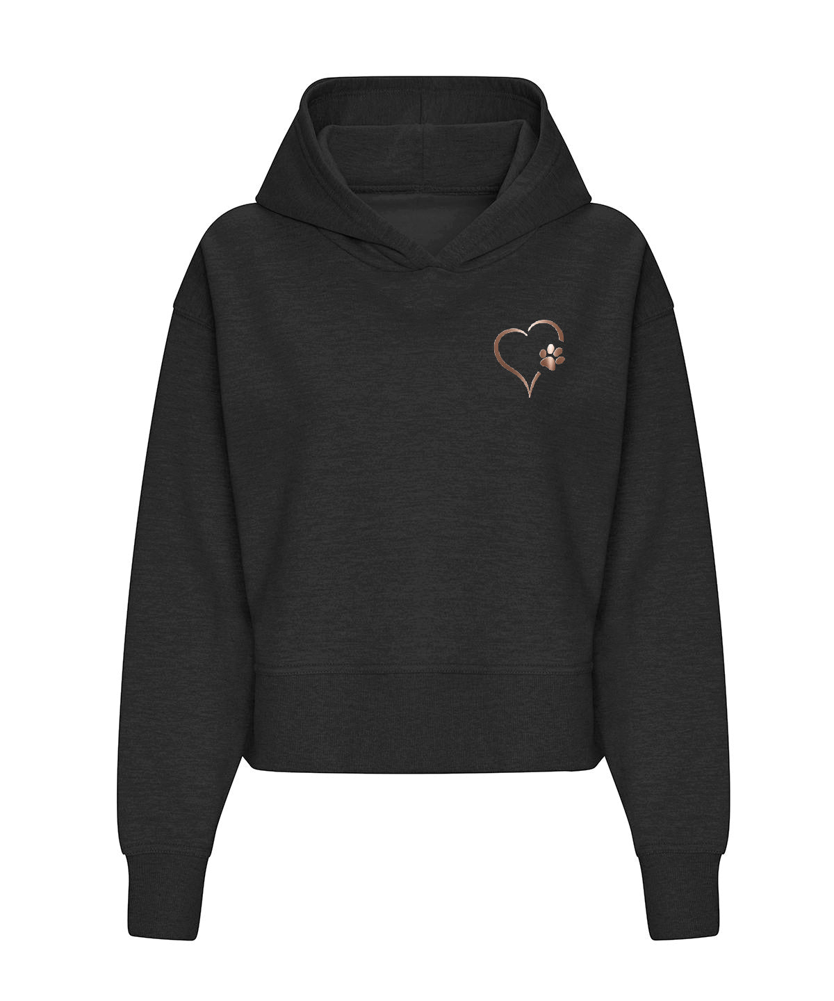 Women's Relaxed Heart and Paws Hoodie
