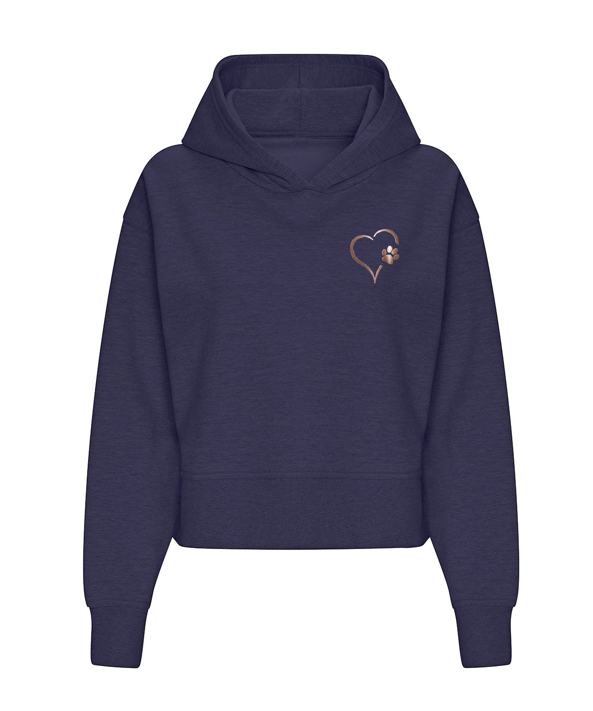 Women's Relaxed Heart and Paws Hoodie