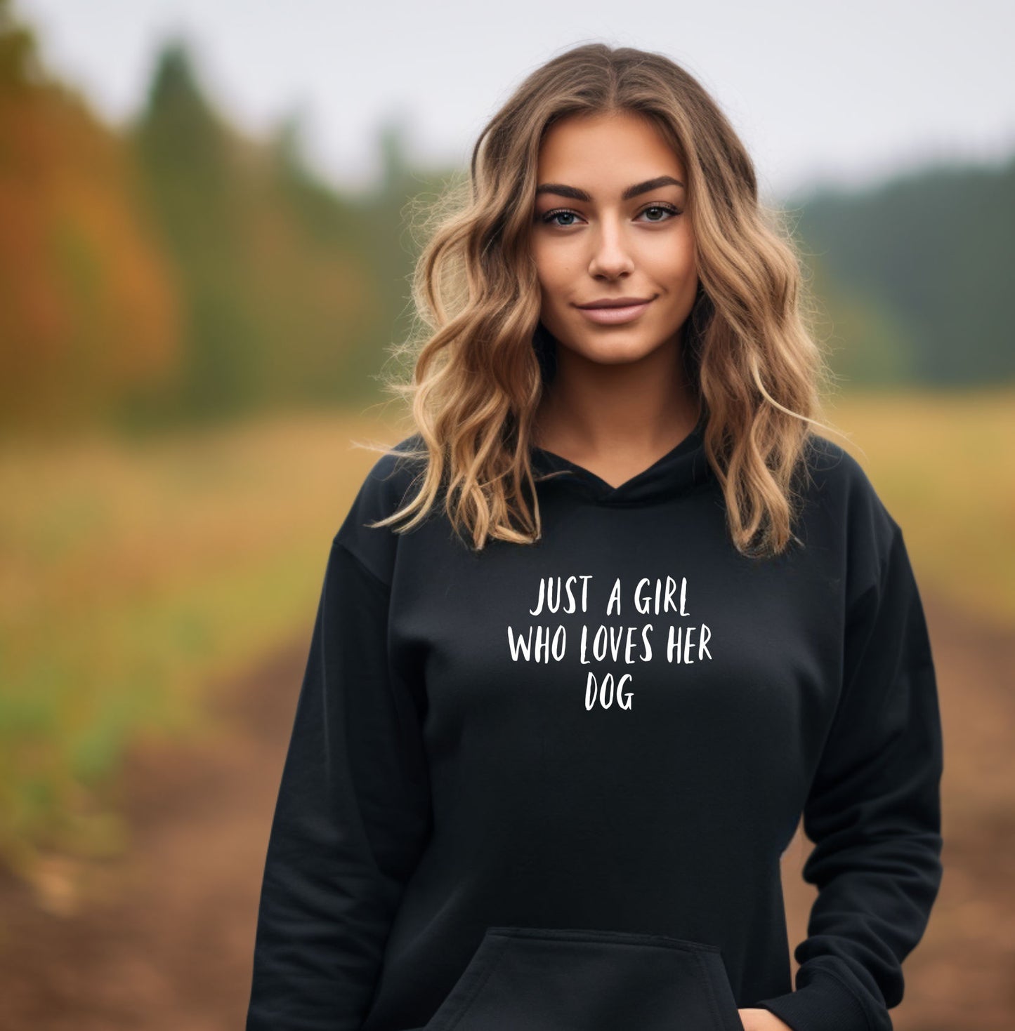 Just a Girl Who Loves Her Dog Hoodie