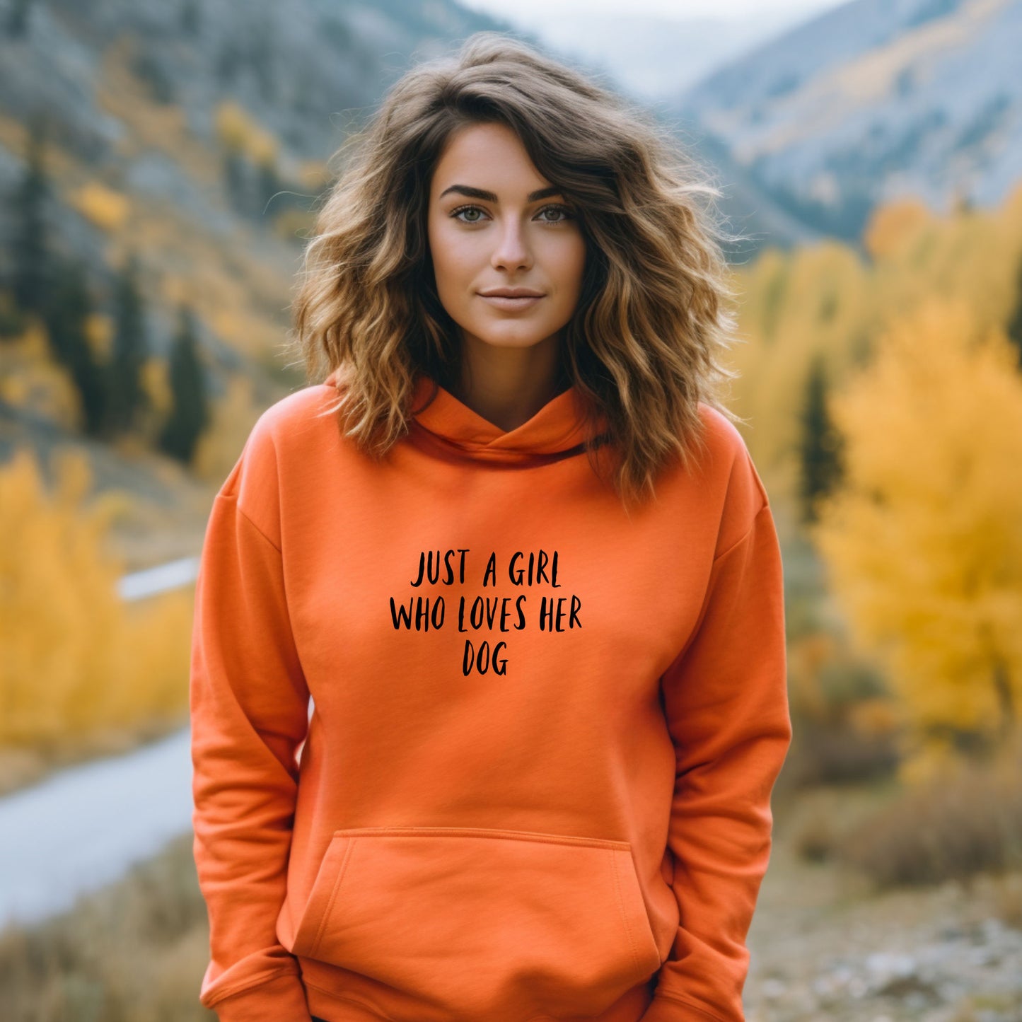 Just a Girl Who Loves Her Dog Hoodie