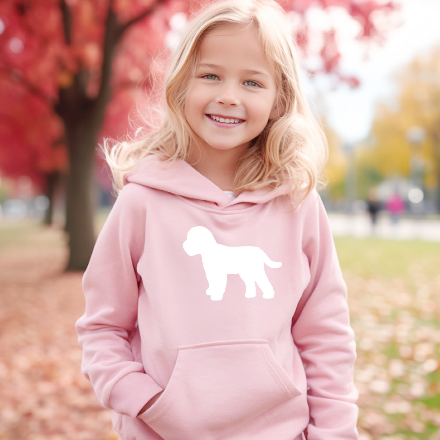 Personalised Children's Dog Hoodie, ADD ANY DOG BREED