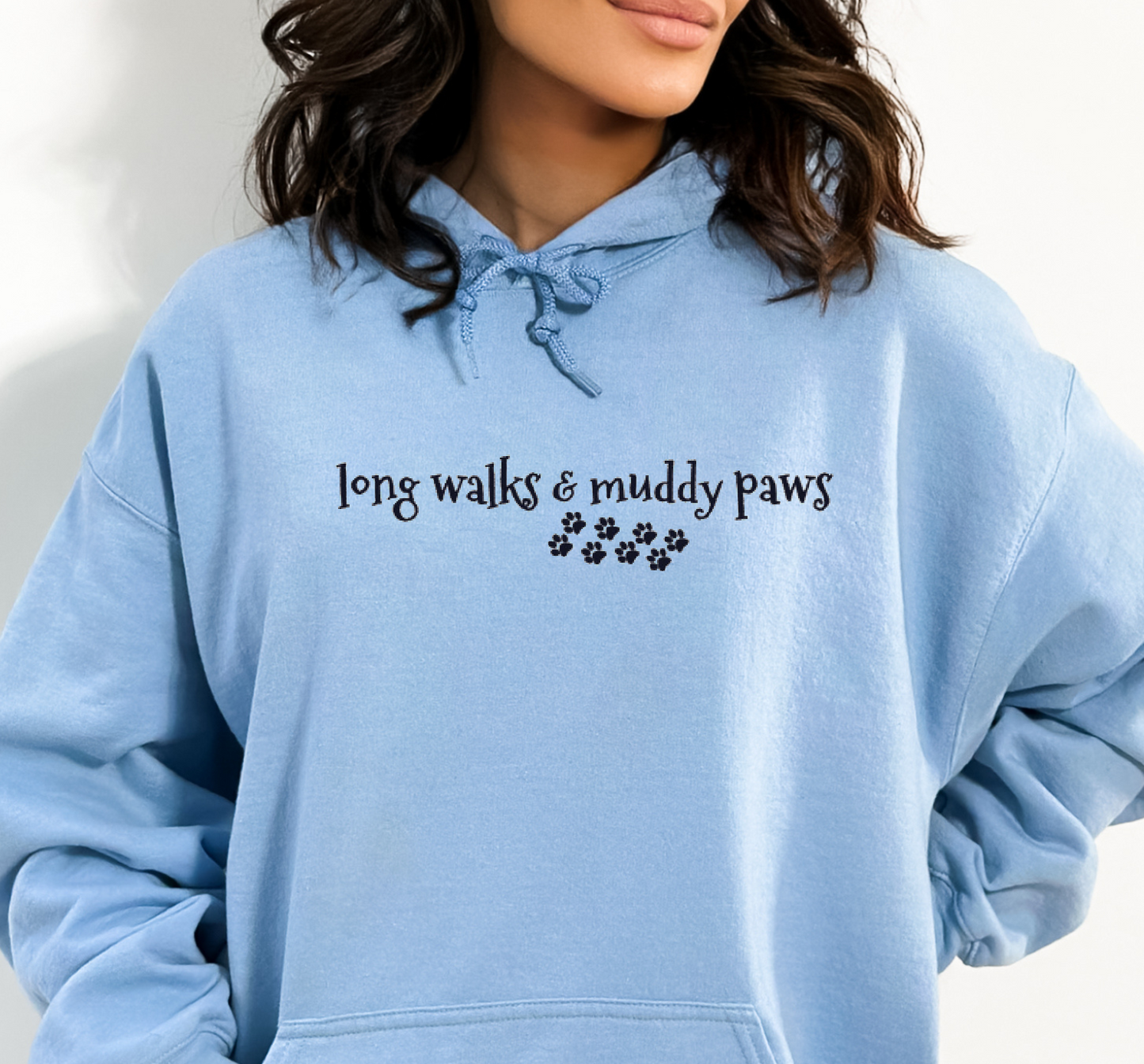 Long Walks and Muddy Paws Hoodie