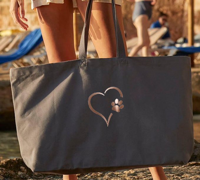 Heart and Paws Tote Bag