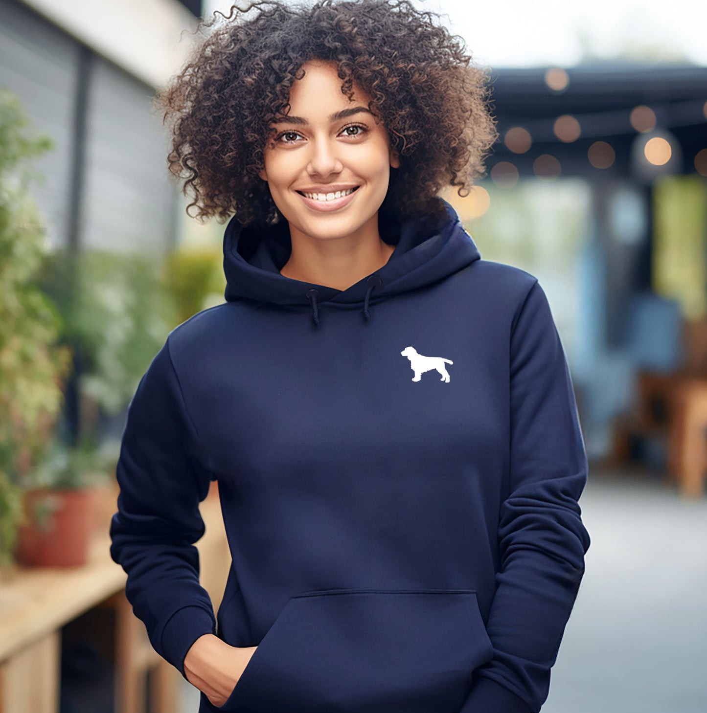 Dog Logo Hoodie - Personalise with ANY Dog Breed