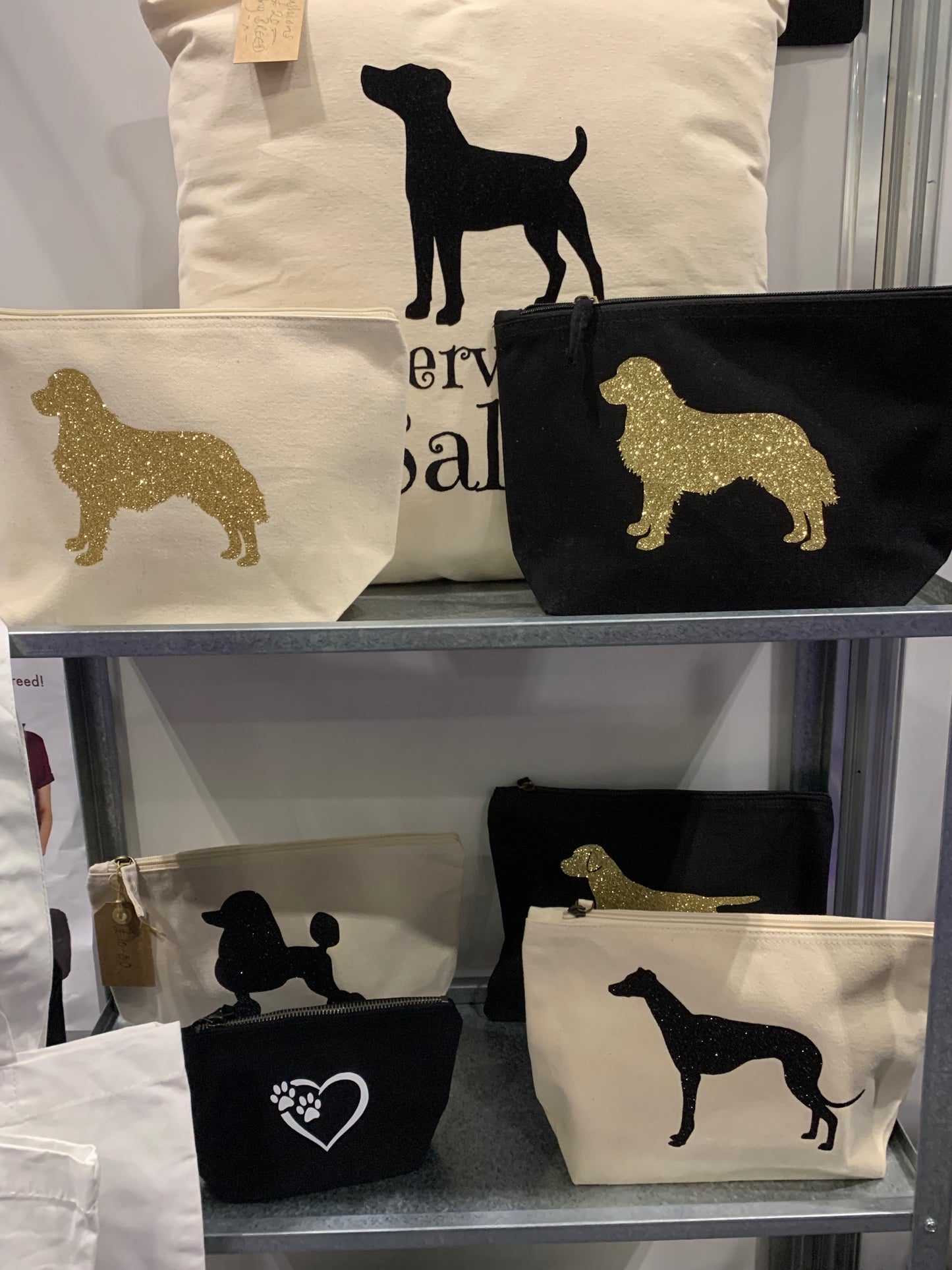 Dog Accessories Bag - Personalise with ANY Dog Breed
