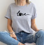 Load image into Gallery viewer, Love my Dog T-Shirt - Soft Organic Cotton Unisex Fit Shirt
