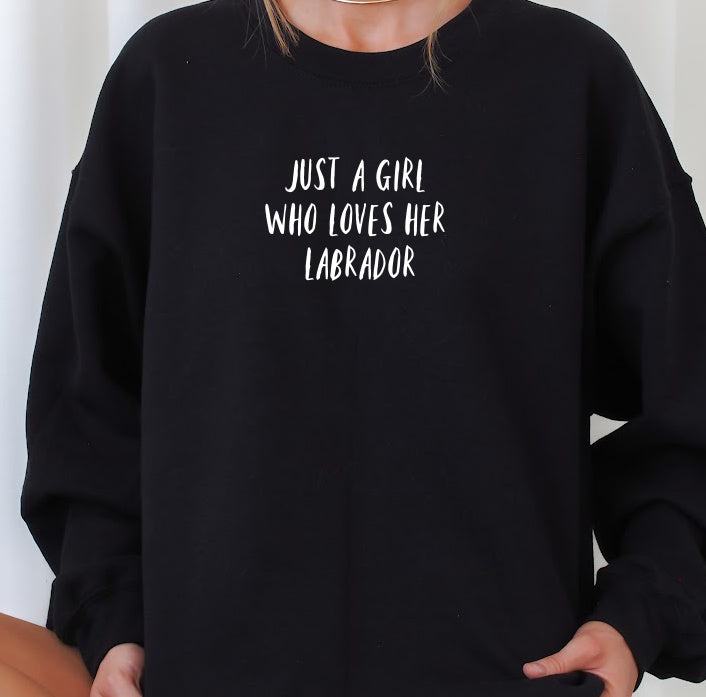 personalised dog sweatshirt black