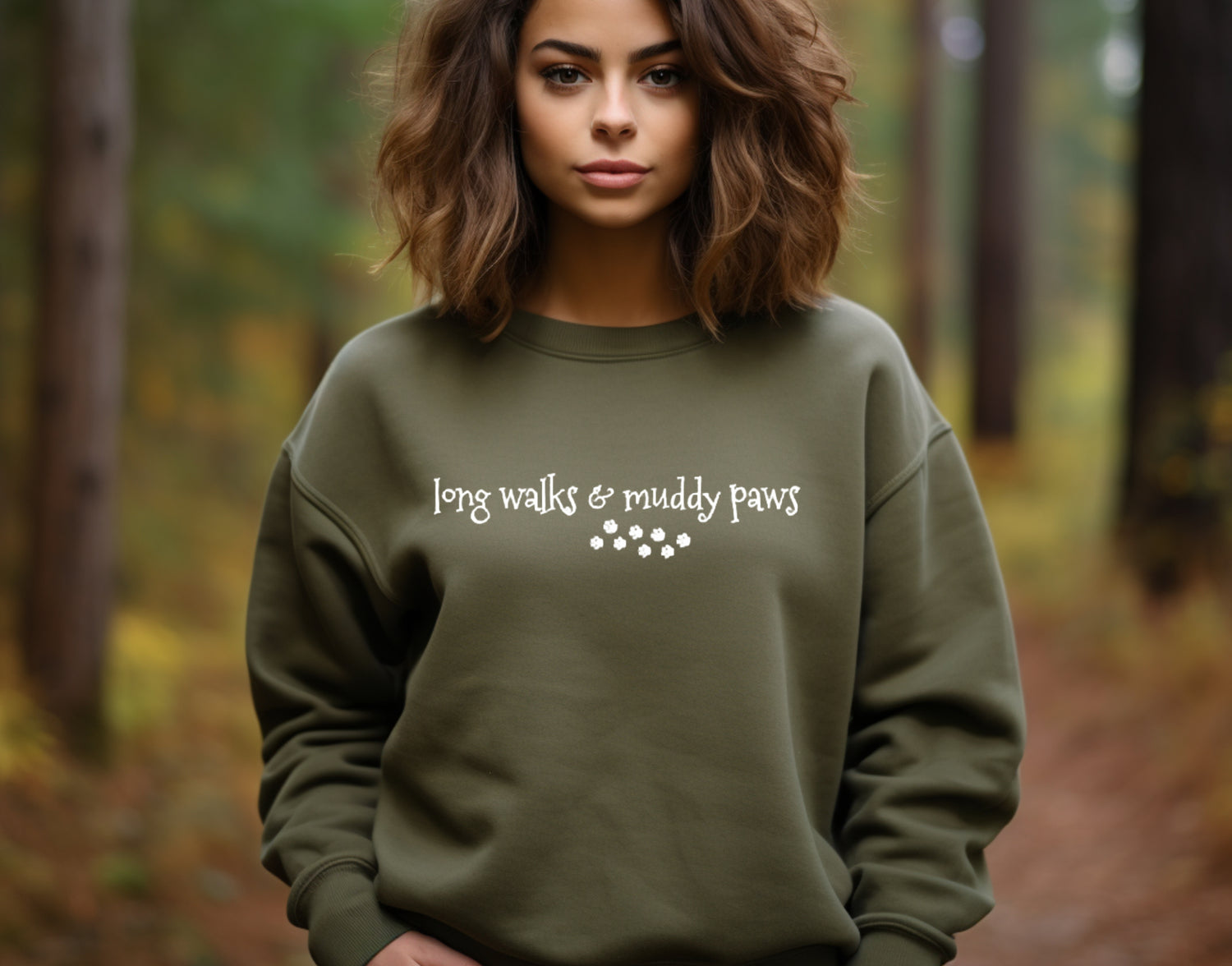 olive sweatshirt 