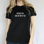 Load image into Gallery viewer, &#39;Hang out with my Dog&#39; Slogan Ladies Relaxed Fit T-Shirt
