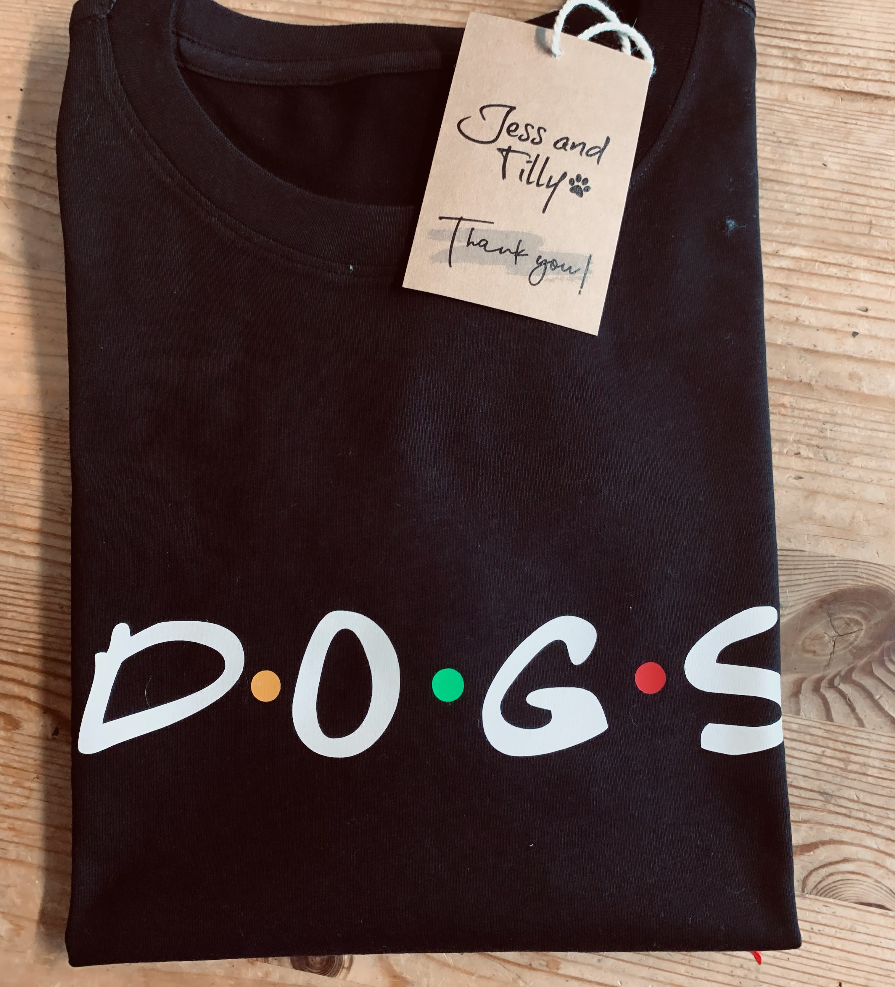 Dogs T-Shirt -Organic Cotton  Unisex Fit