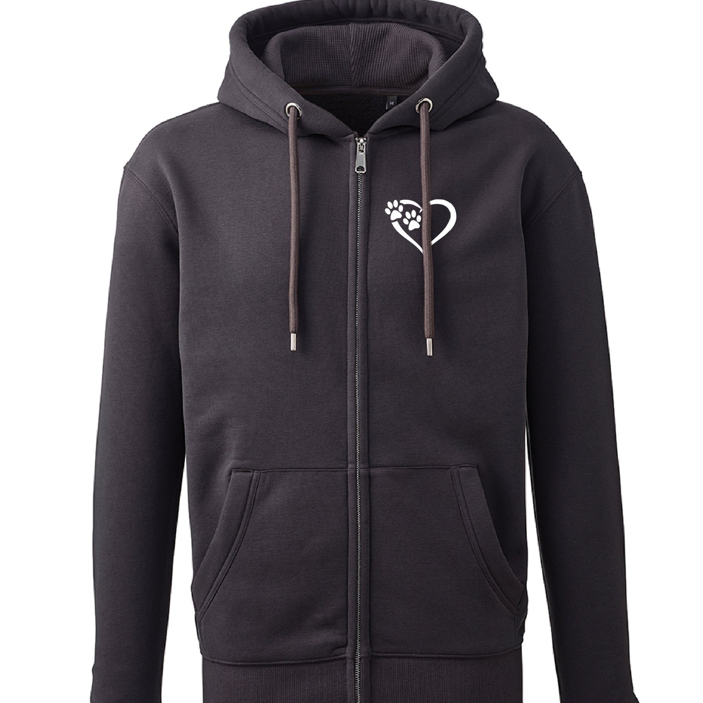 Heart and Paws Luxury Zip up Hoodie