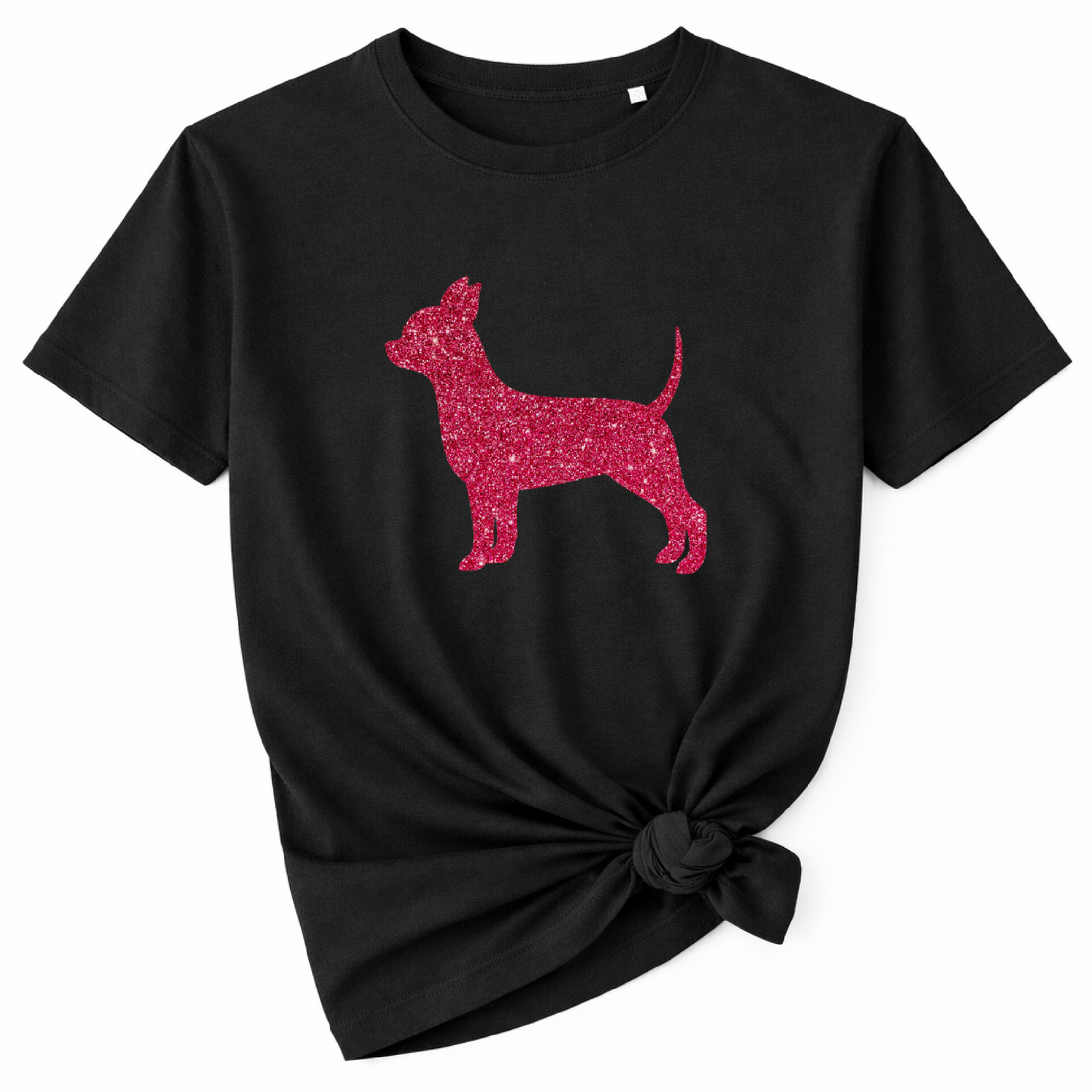 Personalised Glitter Dog T-Shirt- Any Breed