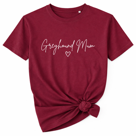 Greyhound Mum T Shirt