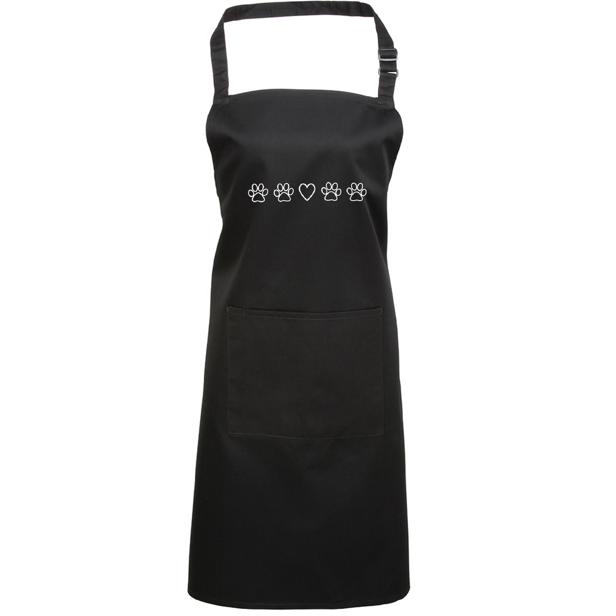 Black Apron with Pocket