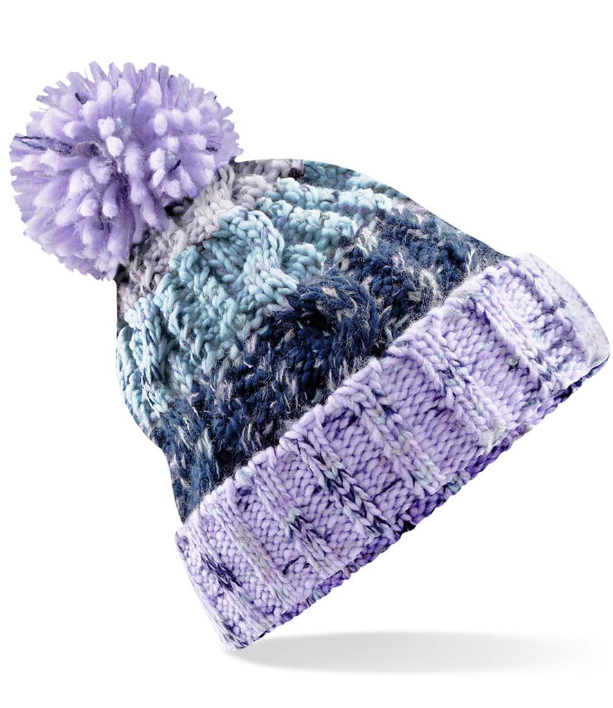 Corkscrew Pom Pom Beanie