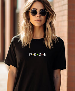 Dogs T-Shirt -Organic Cotton  Unisex Fit