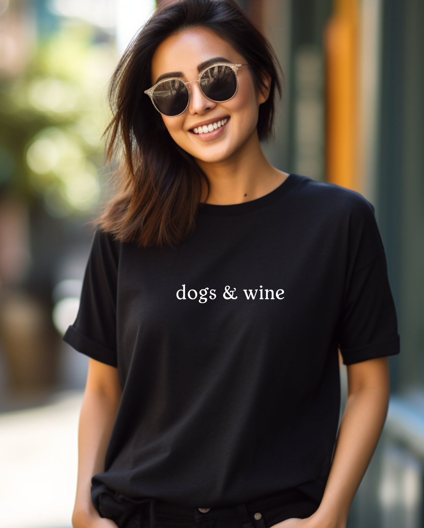 Dogs and Wine T Shirt