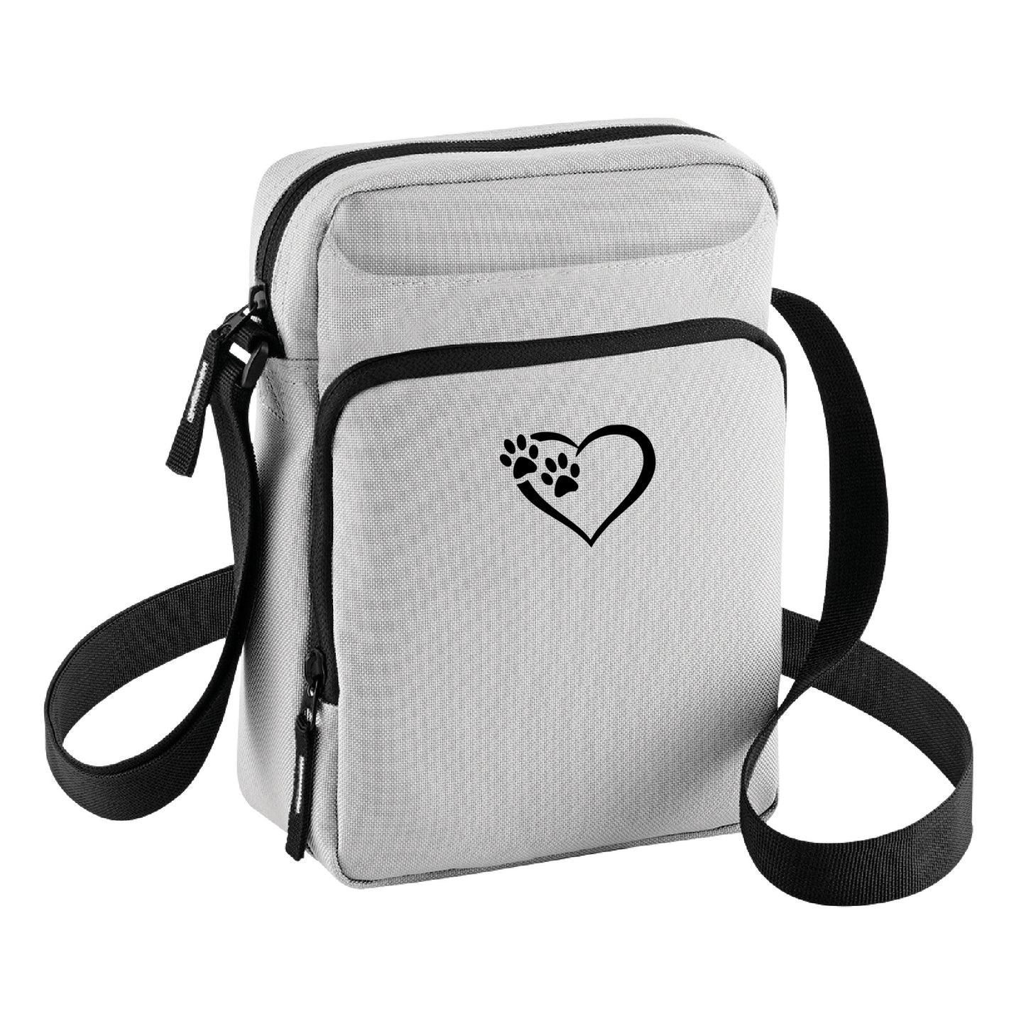 Heart & Paws Cross Body Dog Walking Bag, Crossbody Messenger Bag