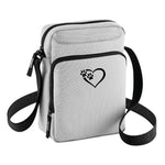 Load image into Gallery viewer, Heart &amp; Paws Cross Body Dog Walking Bag, Crossbody Messenger Bag
