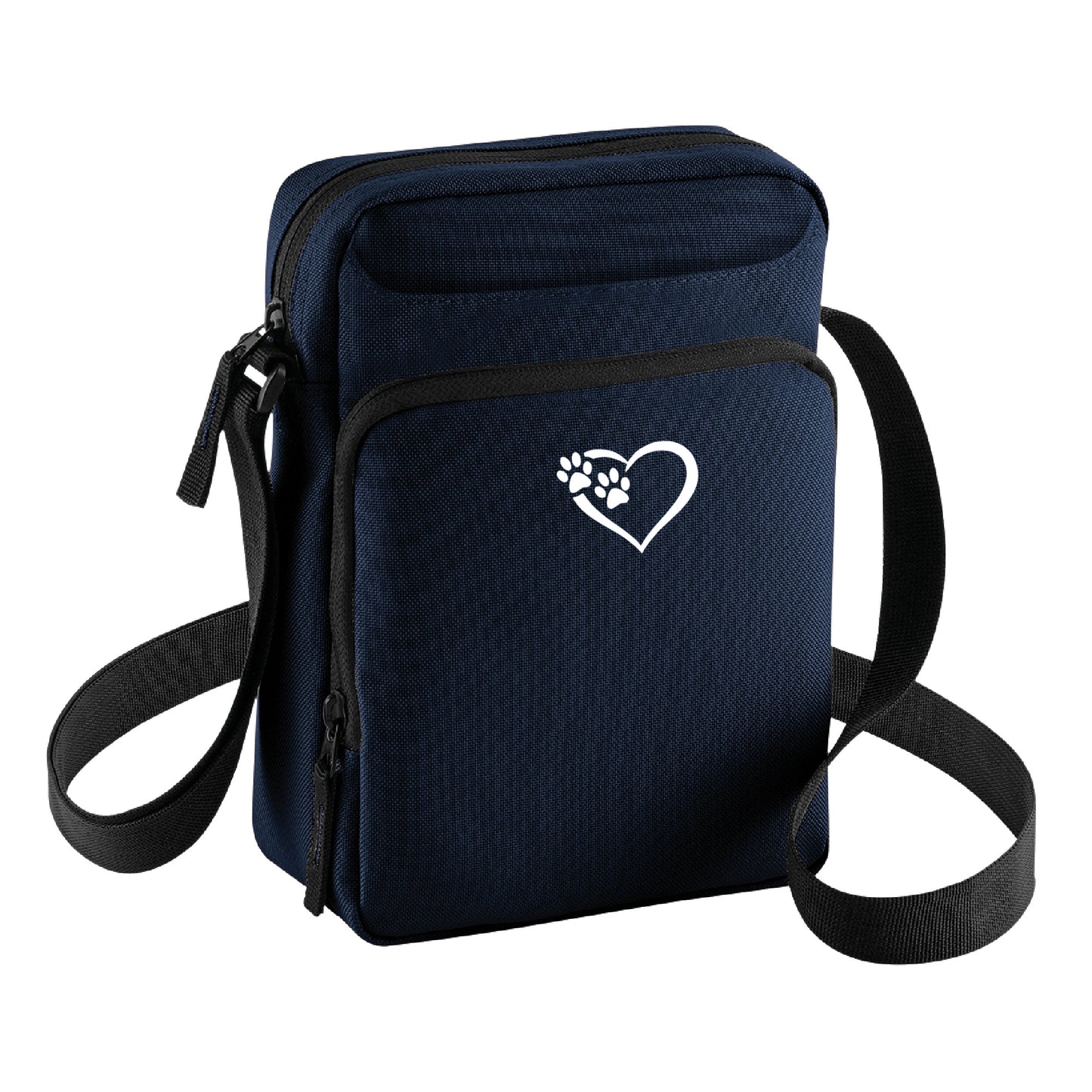 Heart & Paws Cross Body Dog Walking Bag, Crossbody Messenger Bag