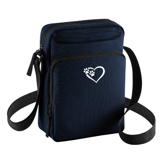 Heart & Paws Crossbody Dog Walking Bag