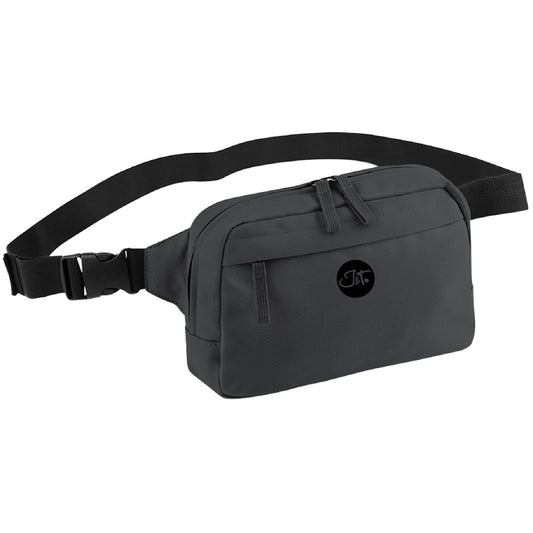 Charcoal Crossbody Bum Bag for Dog Walking