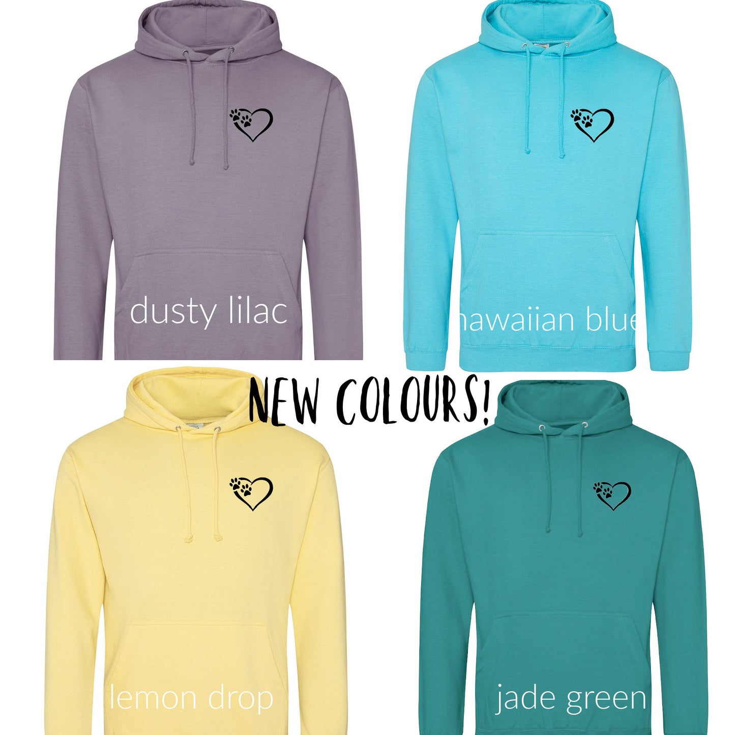 Heart and Paws Hoodie - Relaxed Fit