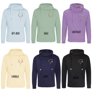 Cowl Neck Hoodie - Personalise with ANY Dog Breed