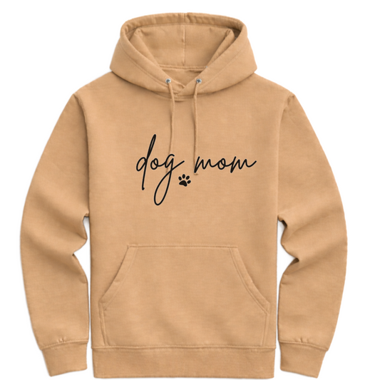Dog Mom Hoodie - Sand Size XS - 34" (UK 8-10)