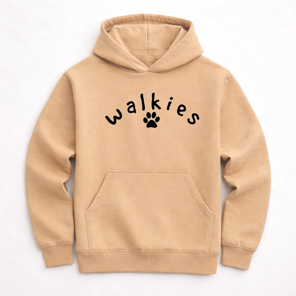 'Walkies' Slogan Hoodie