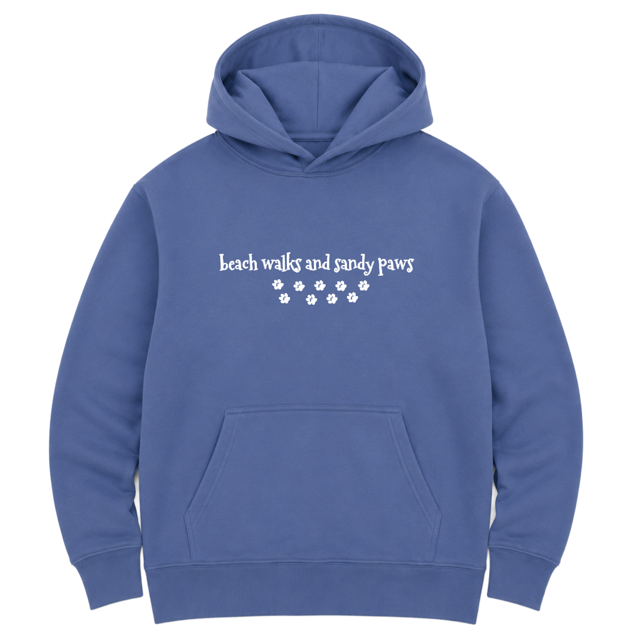 Beach Walks and Sandy Paws Dog Lover Hoodie