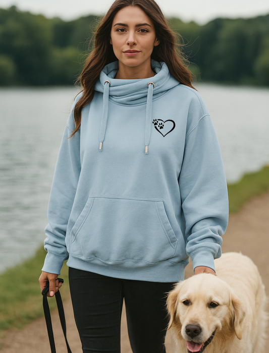 Heart and Paw Luxury Cowl Neck