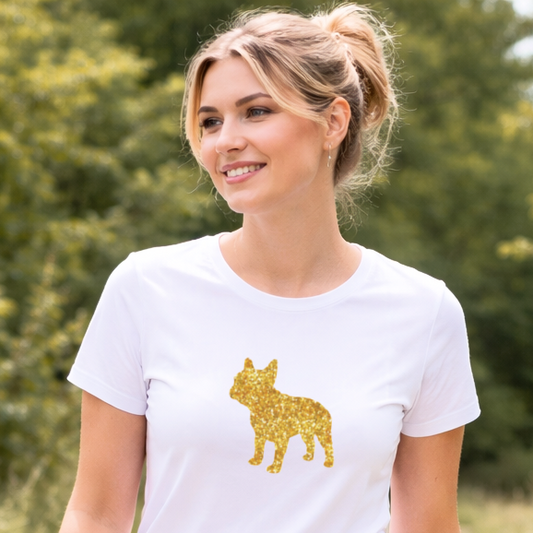 Personalised Glitter Dog T-Shirt- Any Breed