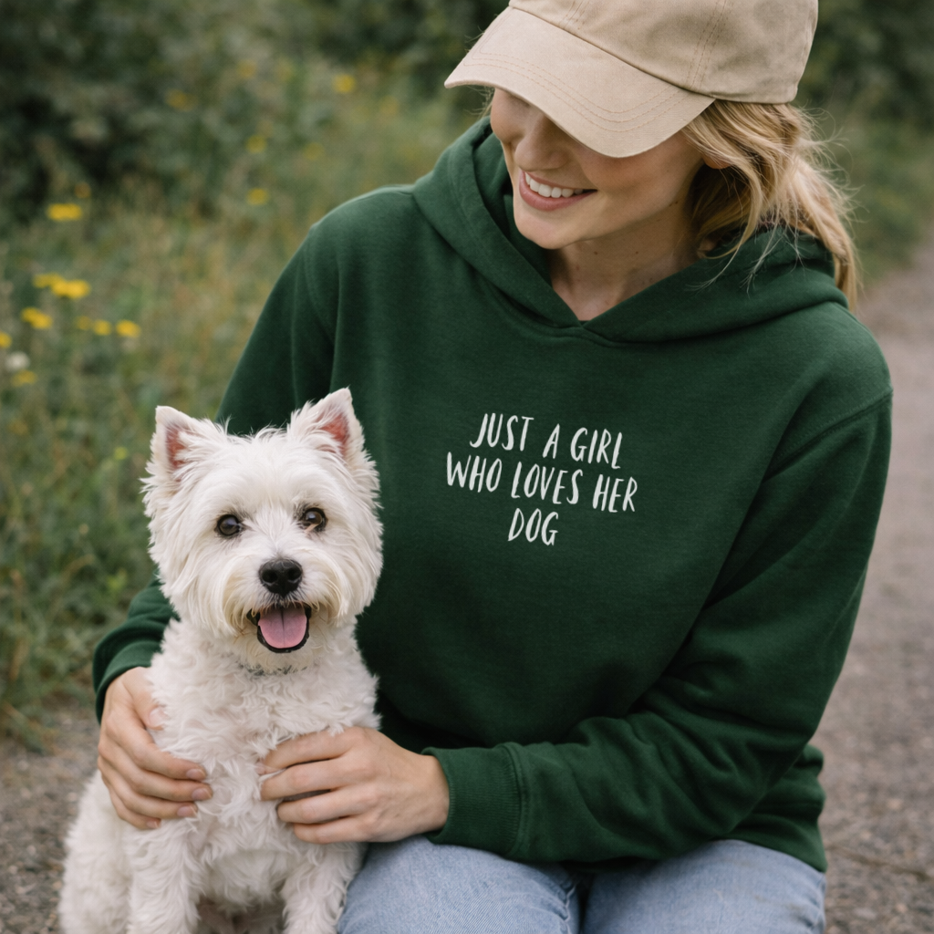 Just a Girl Who Loves Her Dog Hoodie
