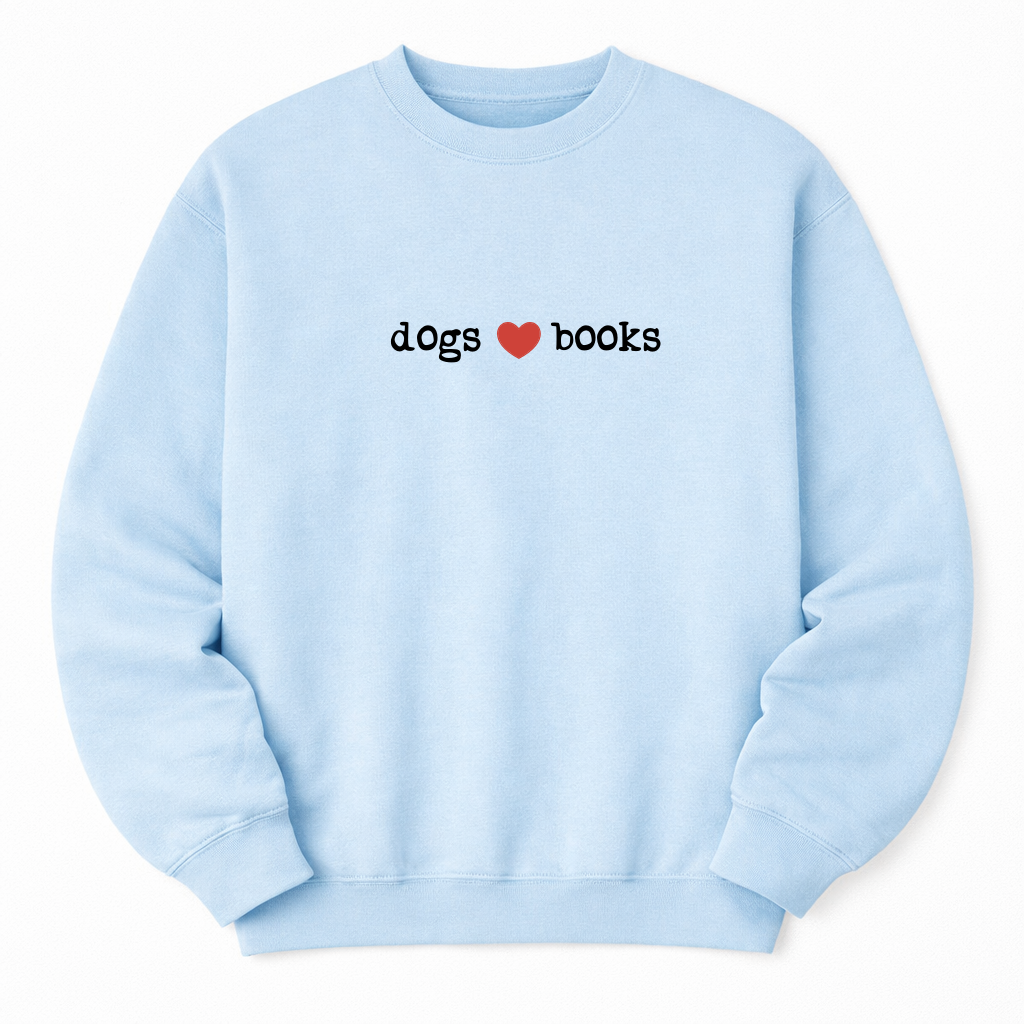 NEW! Dogs And Books Sweatshirt