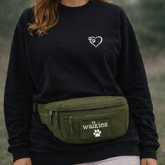 Walkies Dog Walking Bum Bag - Extra Large Waist Bag