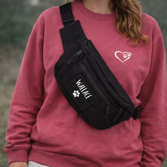 Personalised Dog Walking Bum Bag - Extra Large Waist/Cross Body  Bag
