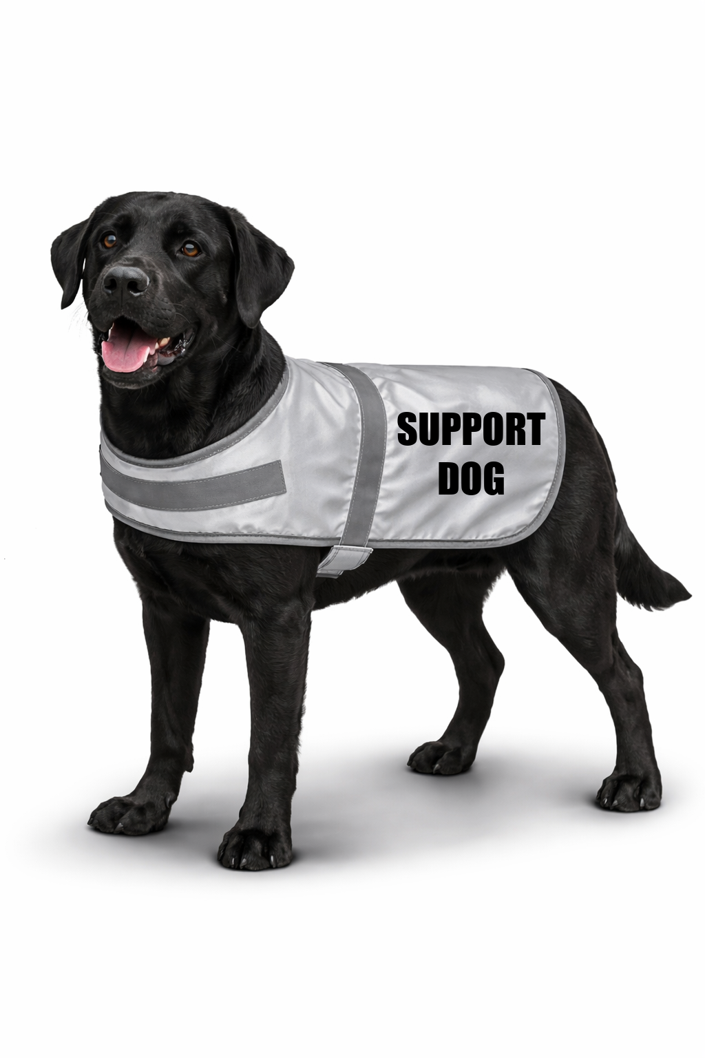Dog Hi Viz Jacket - Silver Large