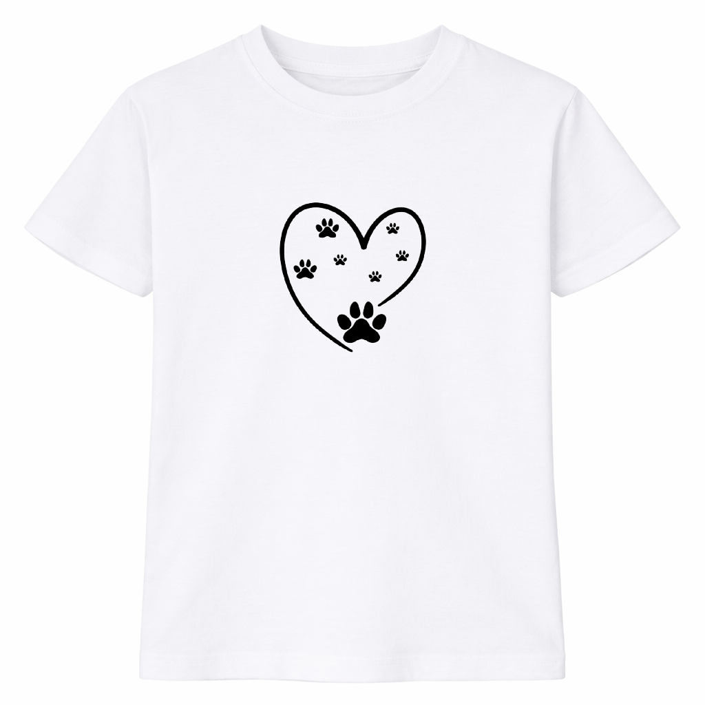 Love Heart and Paws T-Shirt
